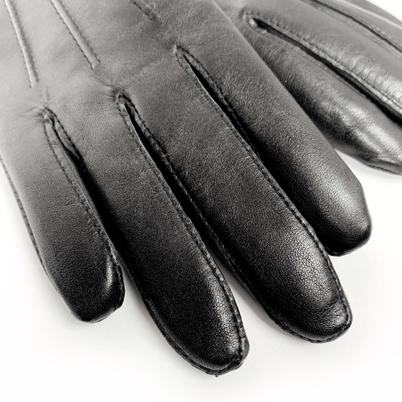 Fownes Leather Fur Lined Gloves Size Small - Picture 5 of 16